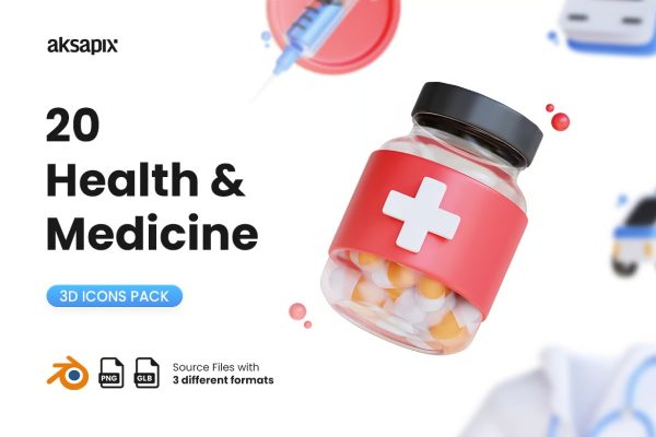 Health and Medicine 3D Icon
