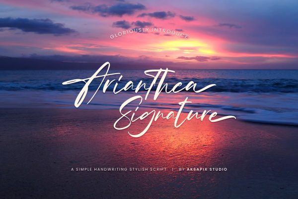 Arianthea Signature - Script Font