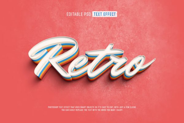 Retro Style Text Effect