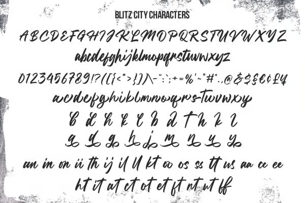 Blitz City - Script Handwritten Font - Image 9