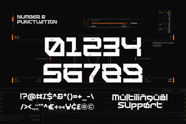 Nexascream Labs - Futuristic Display Font - Image 3