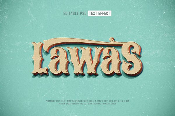 Retro Style Text Effect