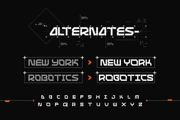 Nexascream Labs - Futuristic Display Font - Image 5